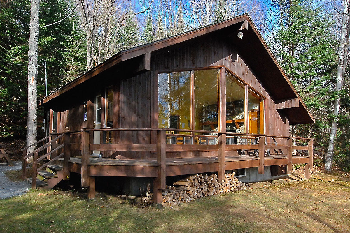 chalet de bois    louer laurentides