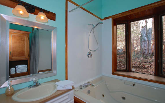 Salle de bain chalet vacances à louer