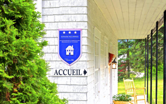 Accueil Domaine McCormick chalet vacances Pignon Nord Mauricie