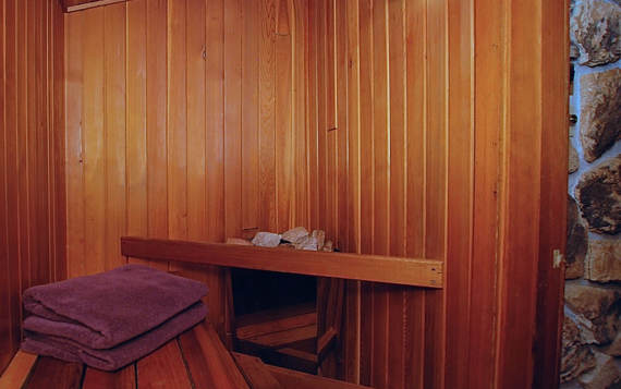 Sauna sec privé chalet à louer