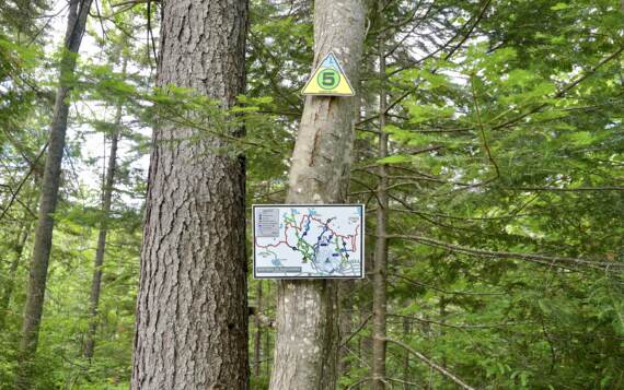 Sentier pédestre Val-Saint-Côme accessible à pied du chalet de La Montagne à moins de 5 minutes Chalets Booking