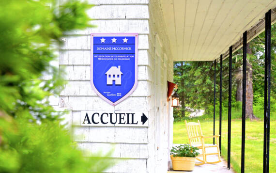 Accueil Domaine McCormick chalet vacances Le Détente tout équipé au bord de la rivière Saint-Maurice Mauricie