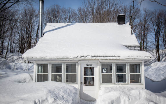 Chalet à louer avec spa privé pour deux Île d'Orléans près de Québec