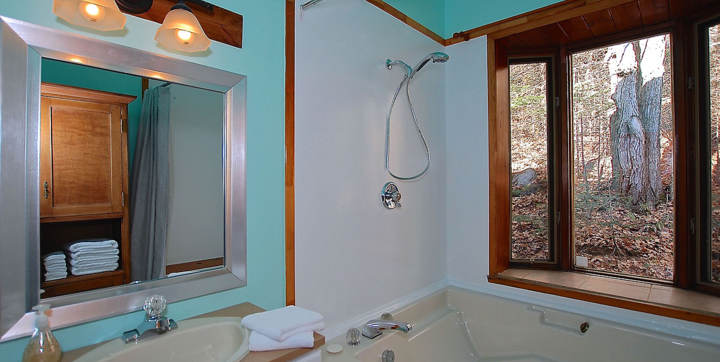 Salle de bain chalet vacances à louer