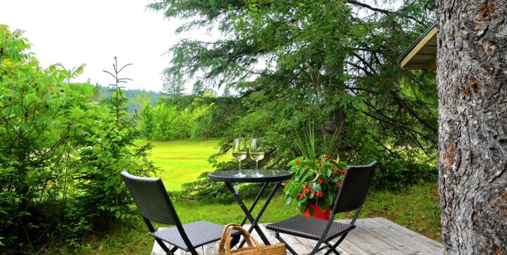 Private terrace chalet to rent for 1 or 2 Domaine MCCormick fully equipped