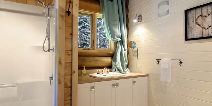 Salle de bain chalet location Bellevue